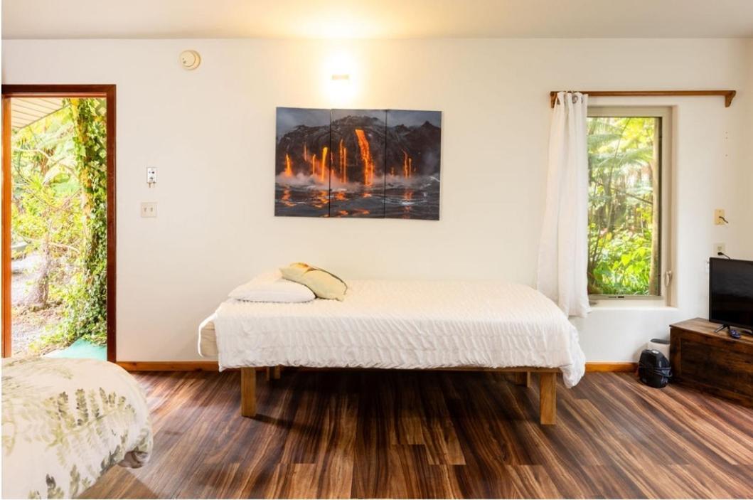 Villa Halema'Uma'U- Hale Kumu La'Au Volcano Exterior foto